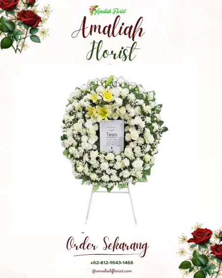 Krans Bunga Duka Sekardangan