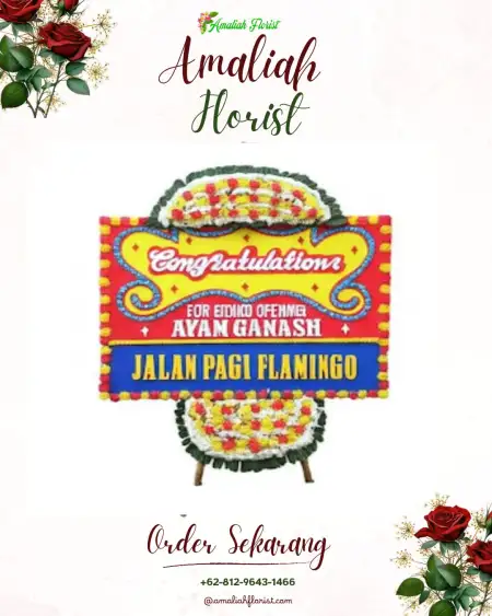 Sewa Papan Bunga Sekardangan